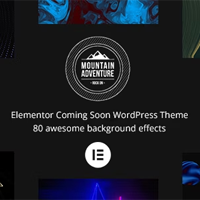 Mountain - Elementor Coming Soon WordPress Theme v5.0.0