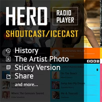 Hero - Shoutcast and Icecast Radio Player for WPBakery Page Builder v3.5