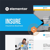 Insure - Insurance Business Elementor Template Kit v1.0